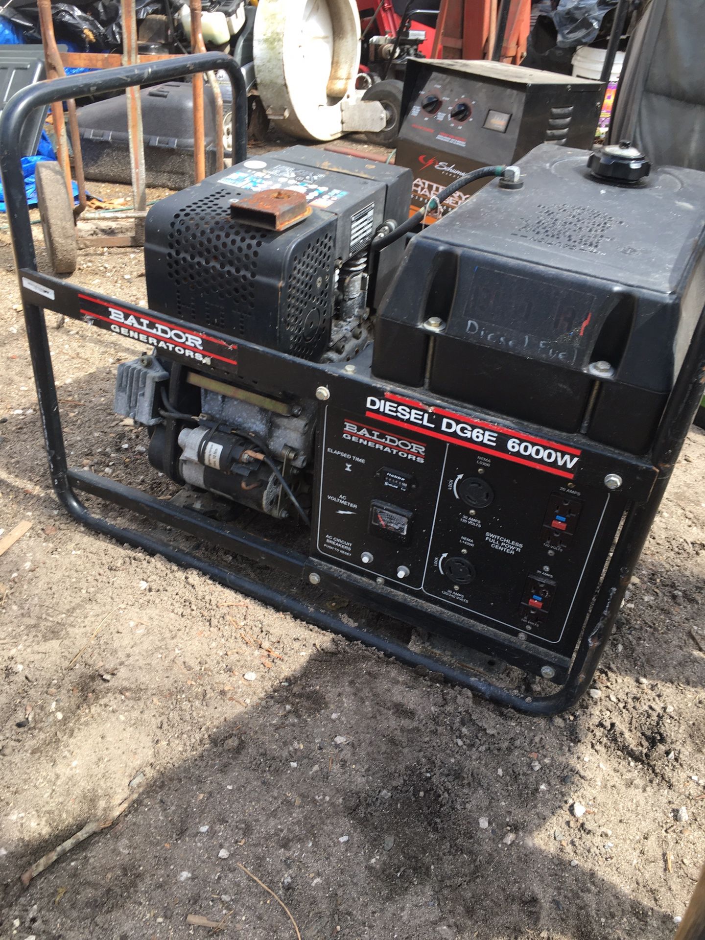 BALDOR 6000 WATT DIESEL GENERATOR