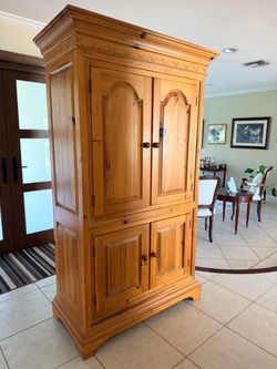 Wooden wardrobe