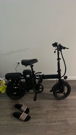 Electric folding bike