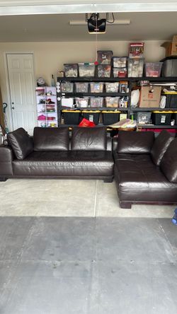 Leather Sectional sofa