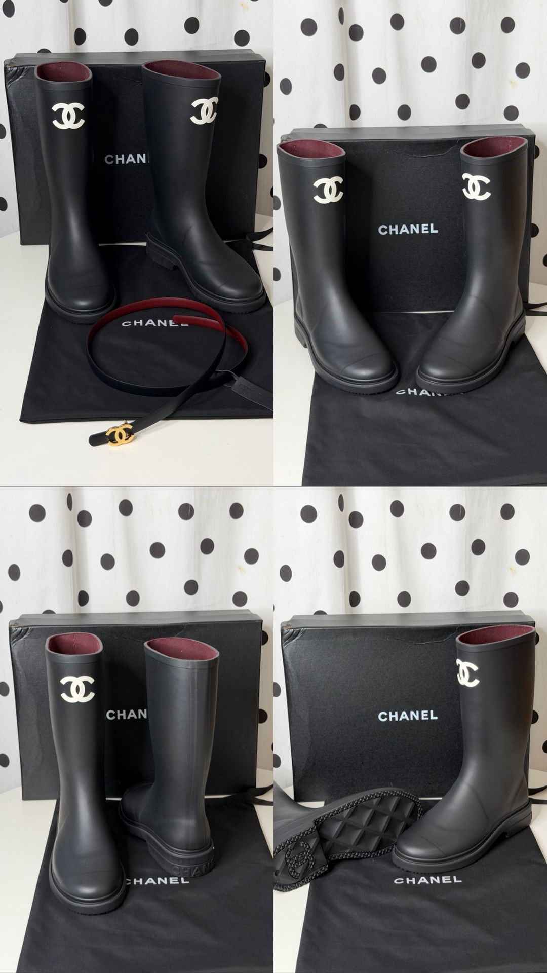 Chanel Women’s Boots & Belt