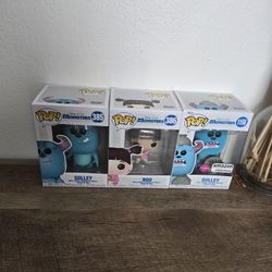Monsters Inc Funko Pop Lot Halloween Set