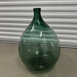 Antique vintage Green Demijohn Huge carboy Wine Making GIANT BOTTLE