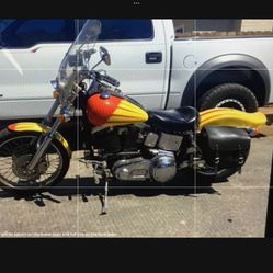 Custom built  soft tail Twin Eagle Motorcycle