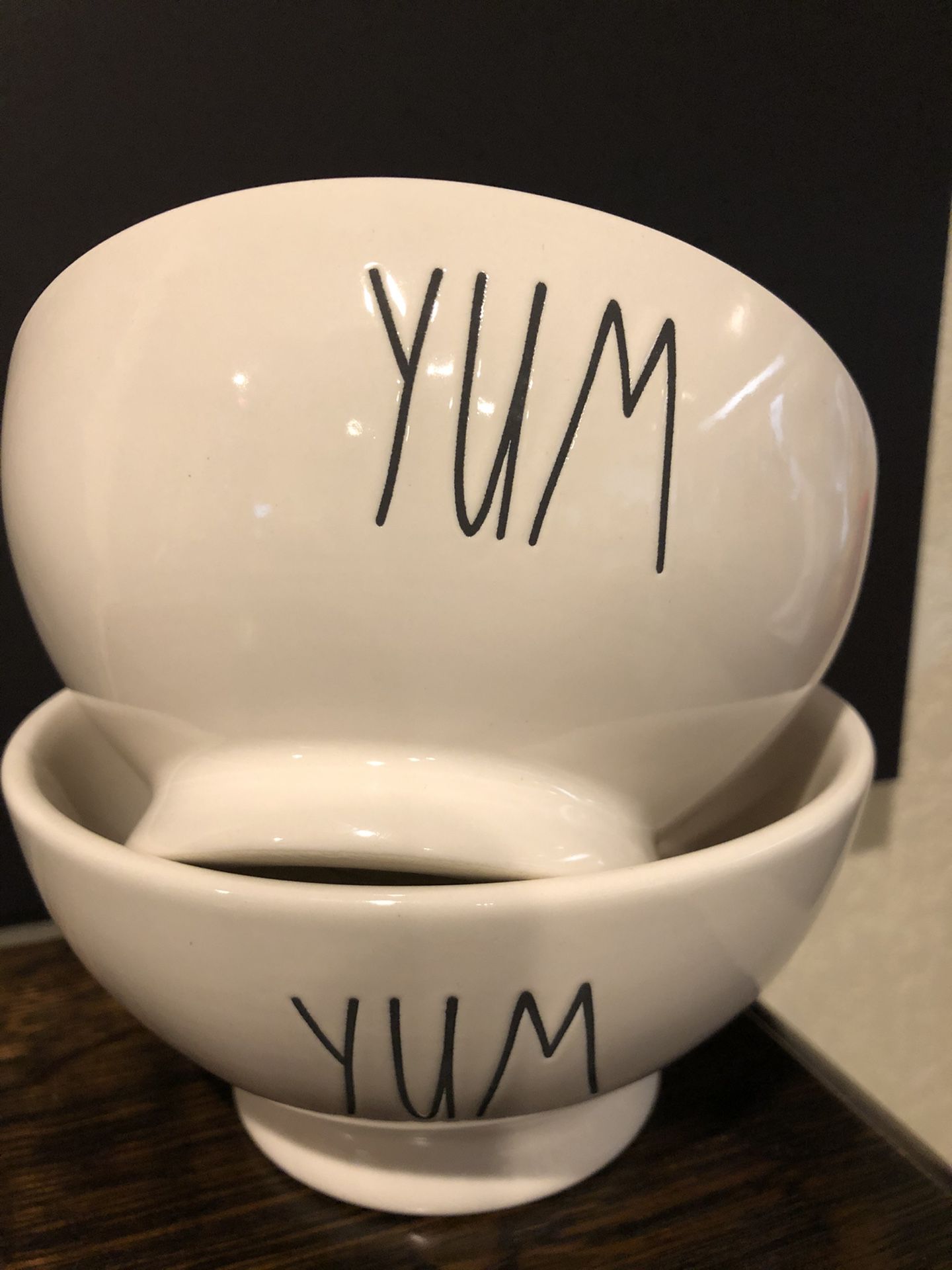 Rae Dunn - “YUM” Bowls (Set of 2)
