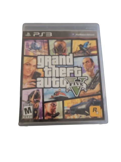 Grand Theft Auto V Standard Edition PlayStation 3 Complete with Map and Manual