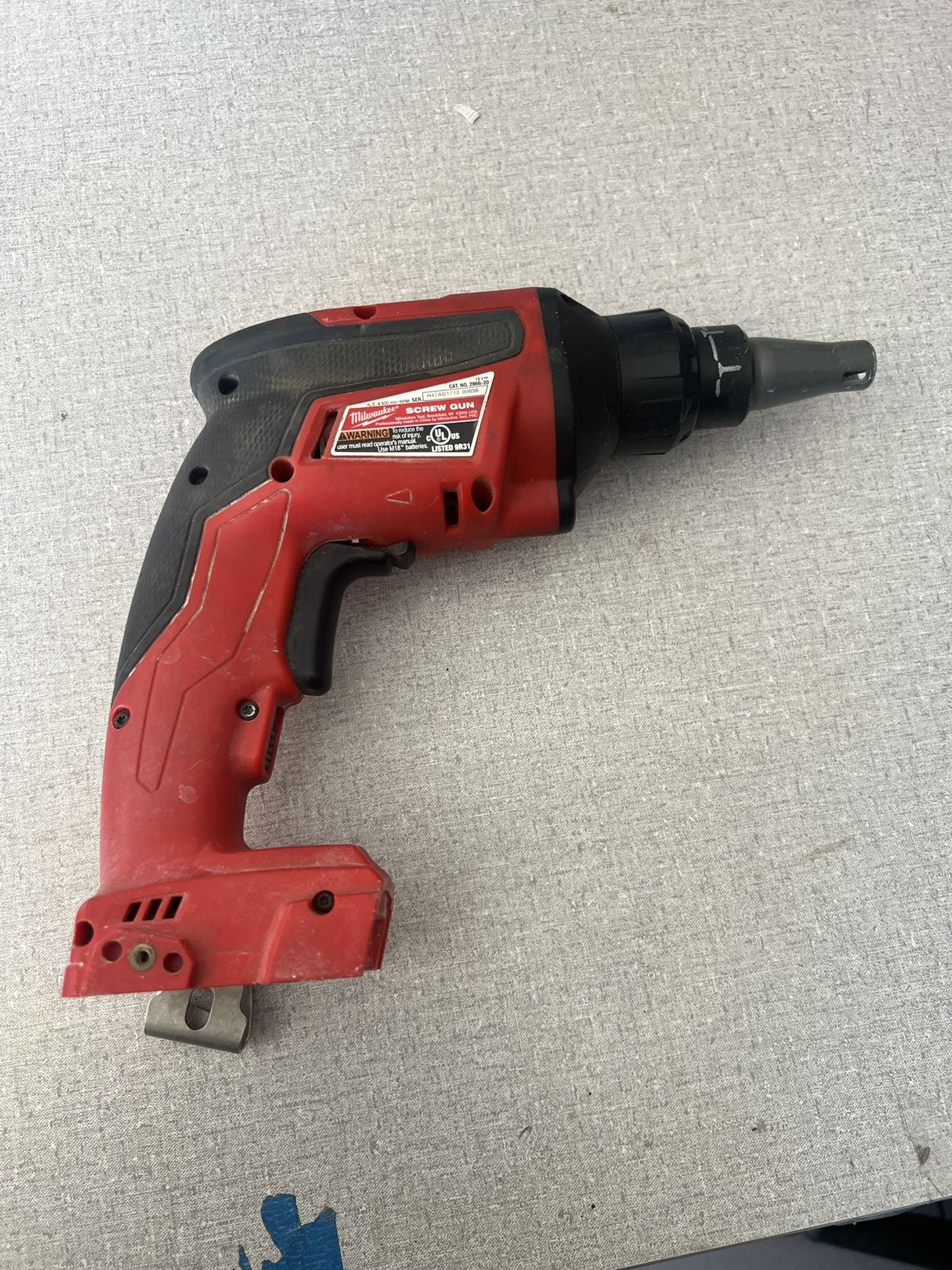 Milwaukee 18v Fuel Drywall Screw gun