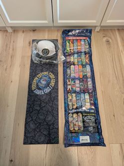 Pokémon x Santa Cruz Blind Bag Skateboard Deck Bundle + Mob Grip Tape + Hat (Brand New Sealed)