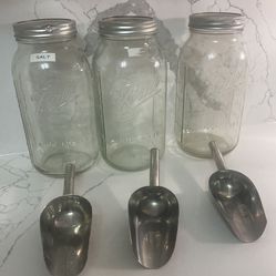 3 Jars With Scoops 
