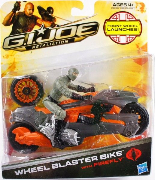 NEW! GI JOE RETALIATION FIREFLY AND MOTORCYCLE. NEW SEALED!