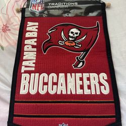 New Buccaneers  Banner  17.5”x 12”