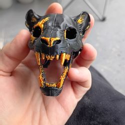 Scar Skull Sculpture