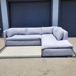 West Elm Shelter Sectional Couch 