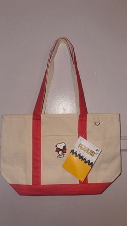 Peanuts Snoopy Canvas Tote Bag
