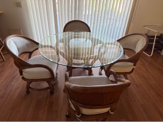 Ratan Table and Chair set