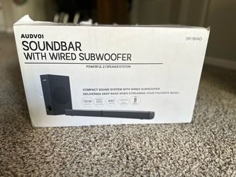 Audvoi SR190AD Soundbar with Wired Subwoofer