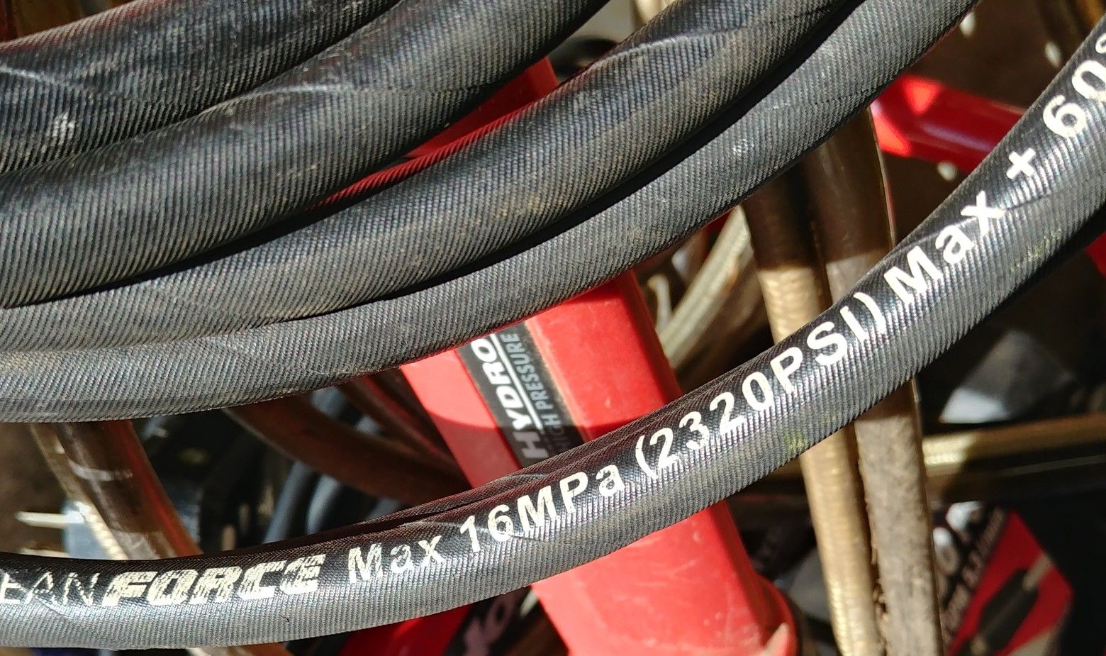 Cleanforce 2320 psi max pressure washer hose (20 feet)