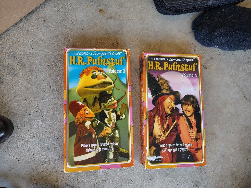 HR Puff & Stuff VHS Tapes