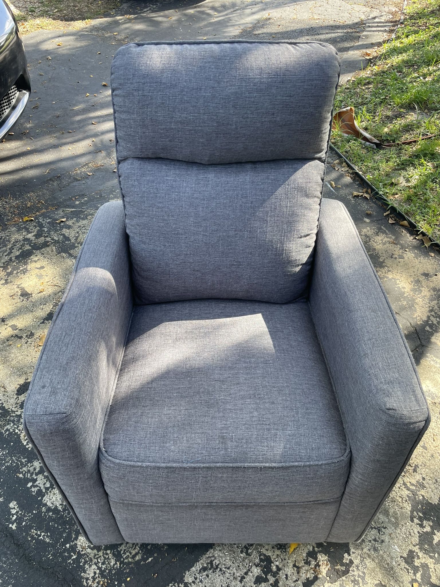Gray Swivel  Sofa