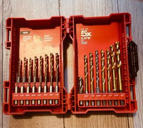 Milwaukee Rex Helix Shockwave Titanium Hex Shank Drill Bits Set (23 ct)