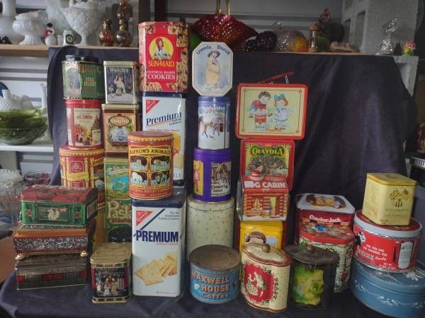 Vintage Advertising Tins