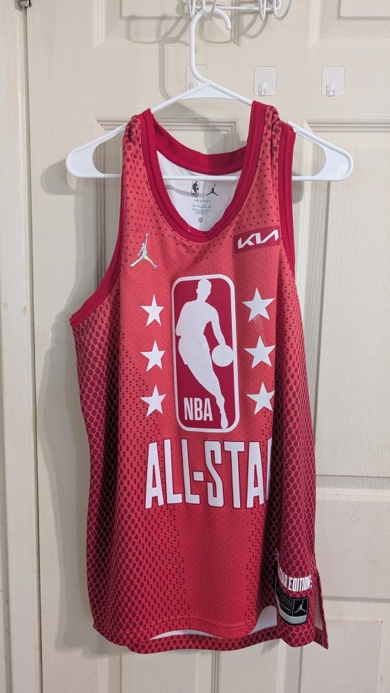 Jordan NBA All-Star Edition Jersey in Red. #7 Kevin Durant