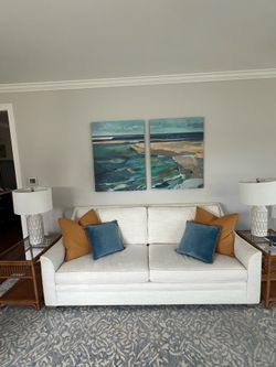 Modern Coastal Sofa