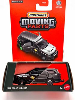 Matchbox 1:64 Scale Diecast Model - 2018 DODGE DURANGO STATE TROOPER (Moving Parts)