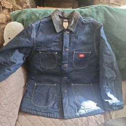 Dickies Men's Denim Blanket Lined Work Jacket 