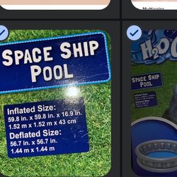 Spaceship Pool Details in picture never opened