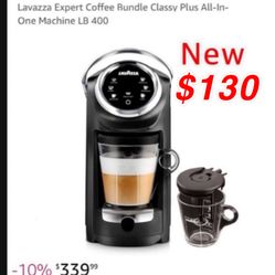 New Lavazza expert coffee machine compact $130  East Palmdale  we will open box to make sure it’s new & complete when bought 