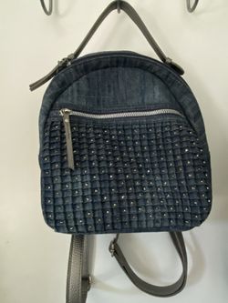 Mini Dennim Rimestone Backpack