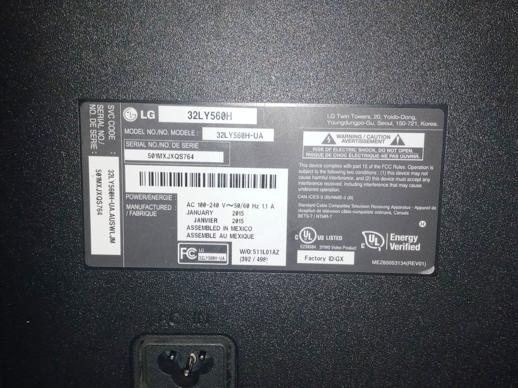 LG 32IN DIRECT LED HDTV 1080P PRO