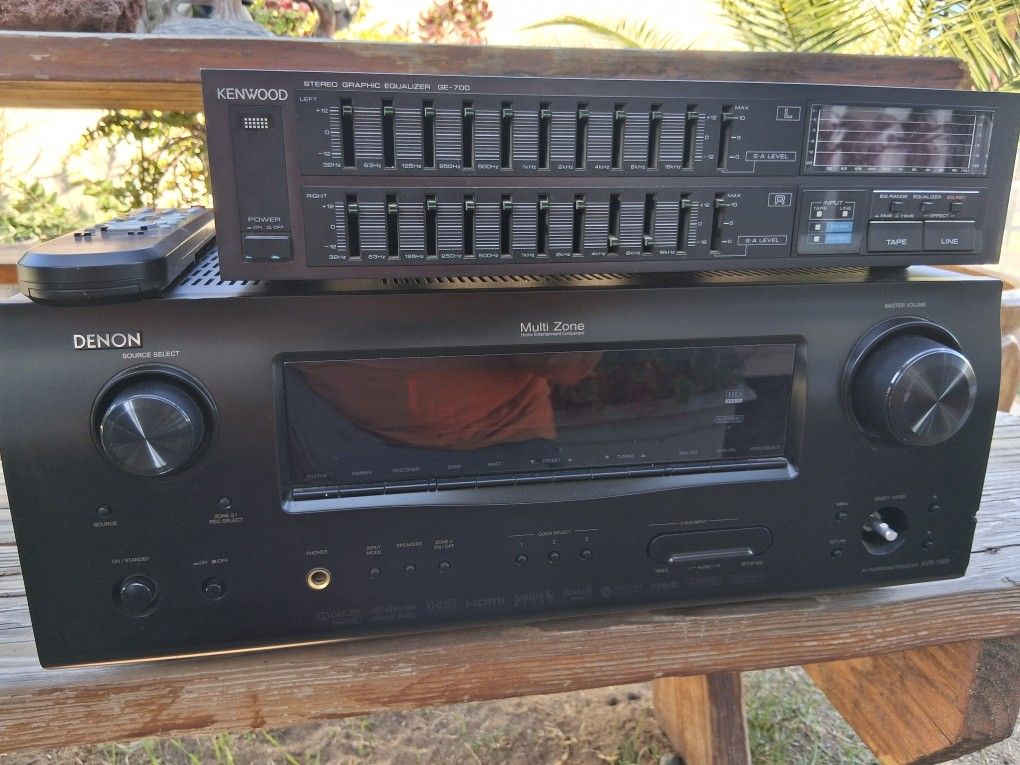 Denon Receiver And Equalizer