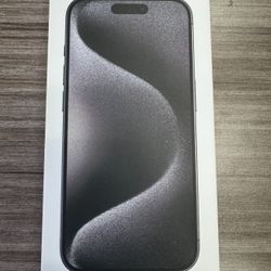 iPhone 15 Pro 265gb Black Titanium 