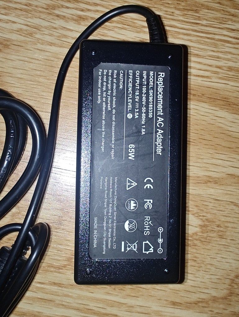 Adapter for HP Notebook Computer 