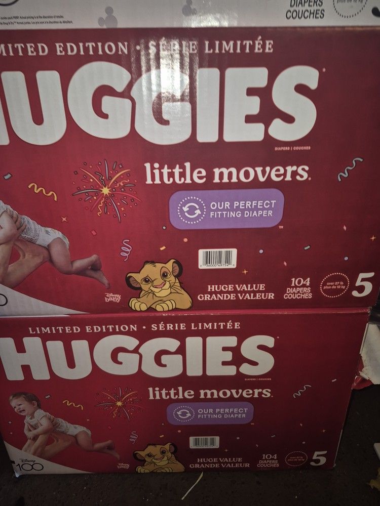 Huggies Size 5 $35 Cada 1 Caja Precio Firme