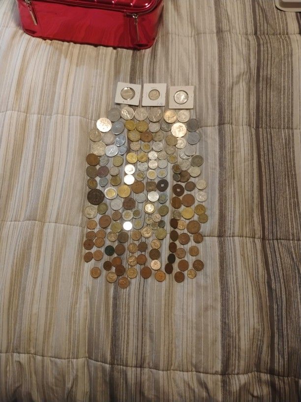 142 Collectable Coins From Other Countries All Over The World