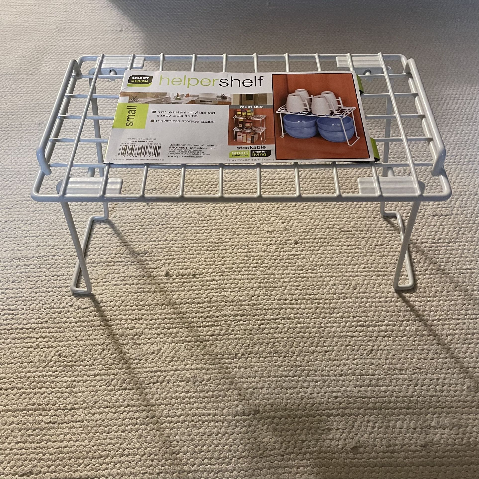 Smart Design Helper Shelf Organizer Cabinet Storage