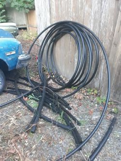 Huge quantity of sprinkler system hose