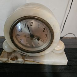 Vintage Marble Clock 