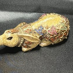 *RARE* Vintage Edgar Berebi Rabbit Bunny Desk Accessory 