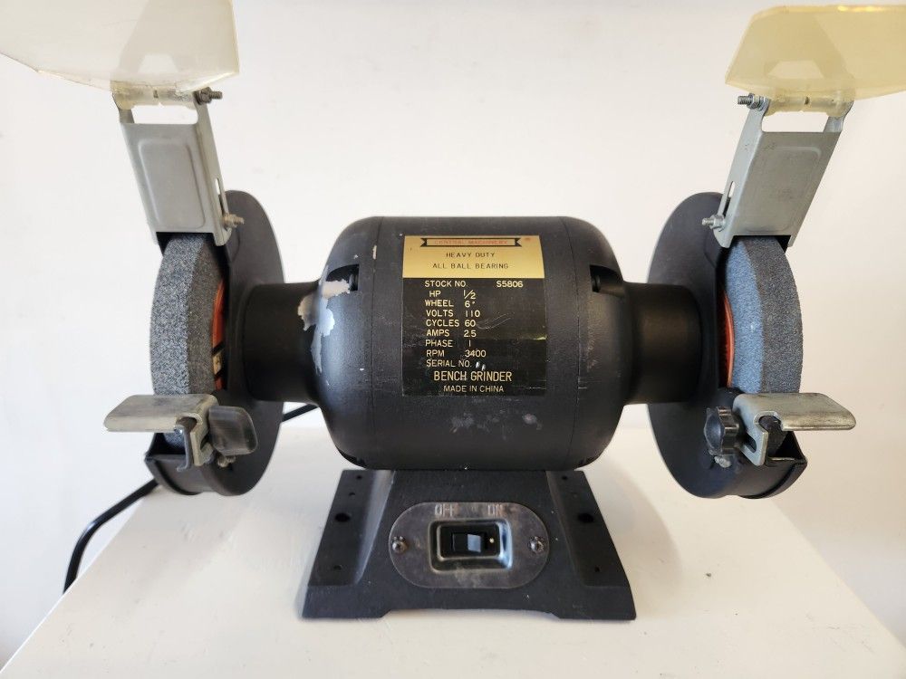 6" Bench Grinder, 1/2Hp
