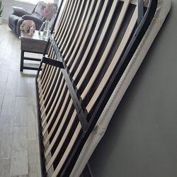 Queen bed bottom parts new.