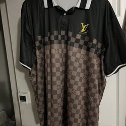 2 Brand New Louis Vuitton Shirts I Ordered Them But They Were Too Big $80 Each They Are 4XL