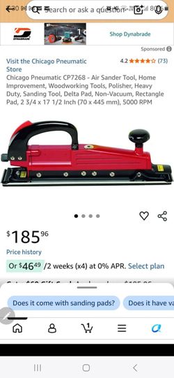 Straight line sander