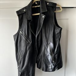 Topshop Leather Vest