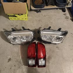 2016–2023 Toyota Tacoma OEM headlights & tail lights SR5 TRD factory takeoffs clean