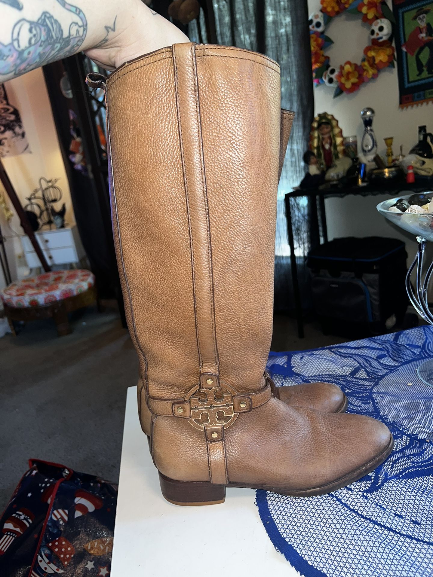 Tory burch hotsell amanda riding boots