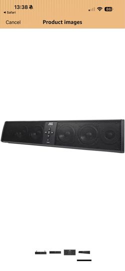 MTX MUD6SPBT Blue tooth sound bar for atv or golf cart